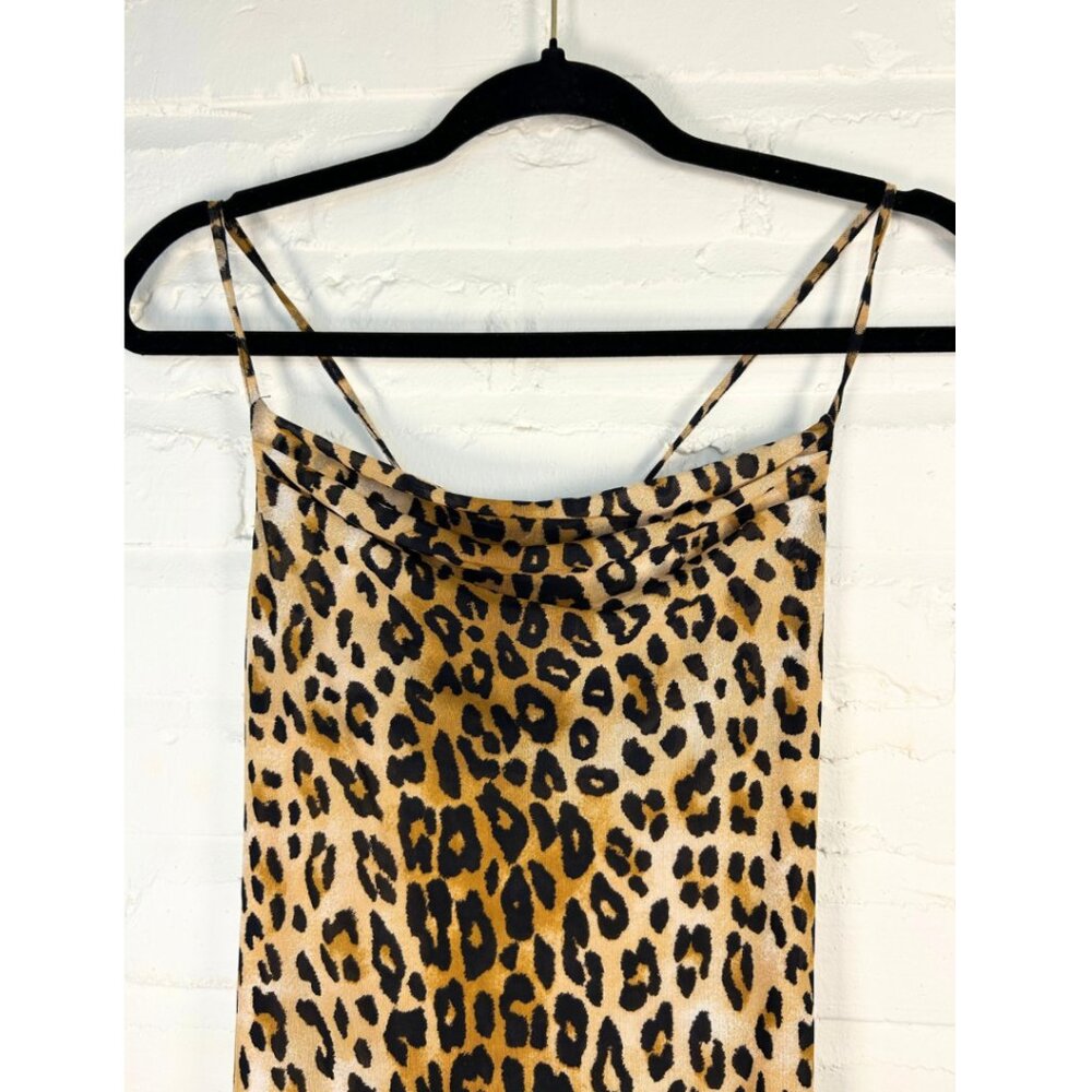 Cheetah Print mini dress LIKE NEW - Picture 5 of 8